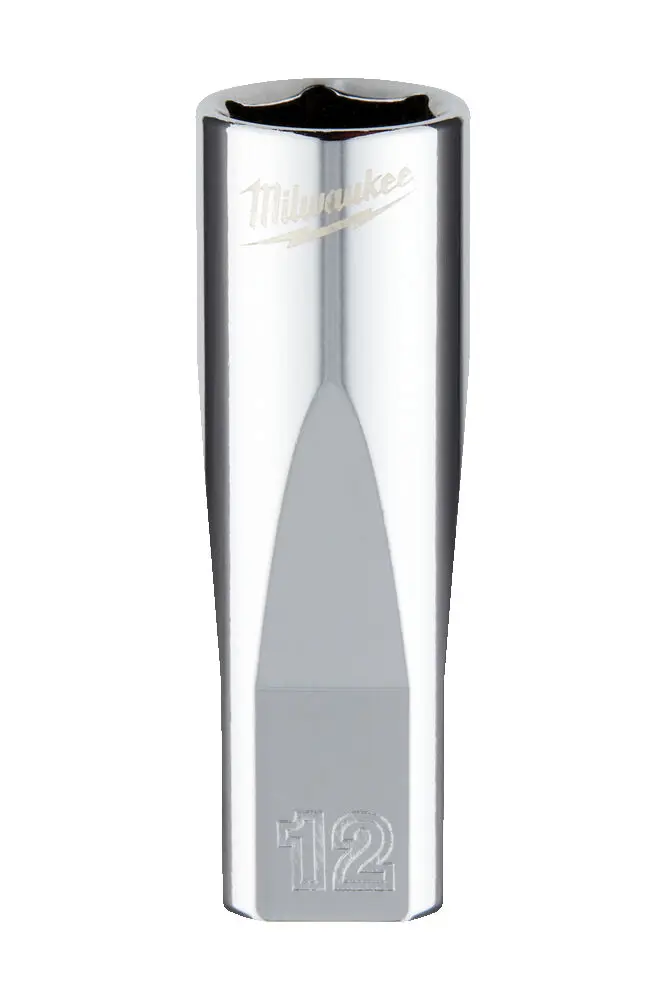 Hlavice FOUR FLAT™ 1/4" 12 mm Milwaukee 4932478332, prodloužená (MI4932478332)