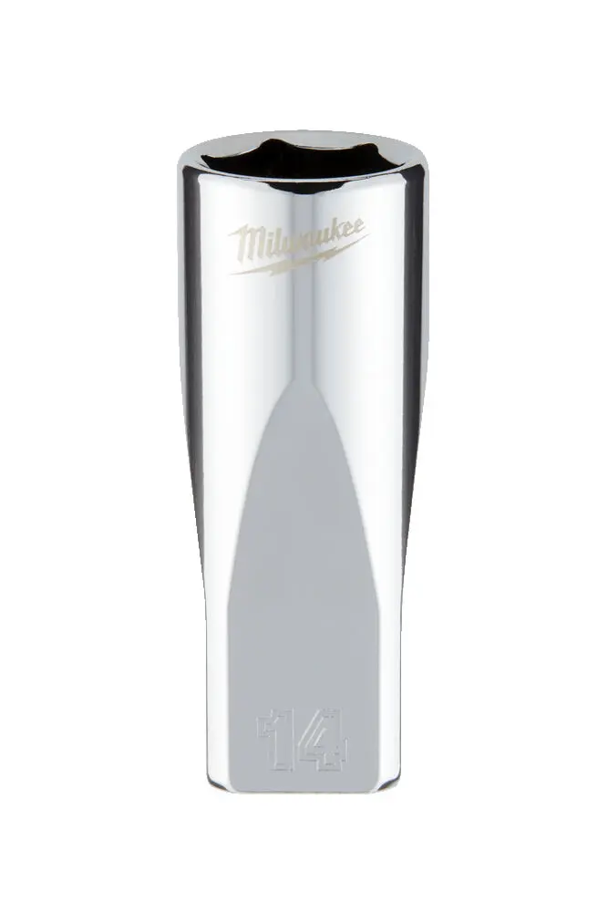Hlavice FOUR FLAT™ 1/4" 14 mm Milwaukee 4932478334, prodloužená (MI4932478334)