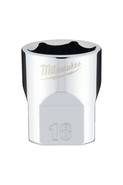 Hlavice FOUR FLAT™ 3/8" 18 mm Milwaukee 4932478348 (MI4932478348)