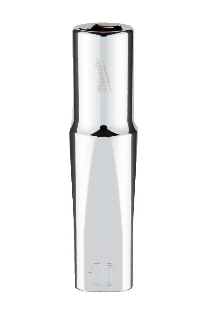 Hlavice FOUR FLAT™ 3/8" 10 mm Milwaukee 4932478354, prodloužená (MI4932478354)