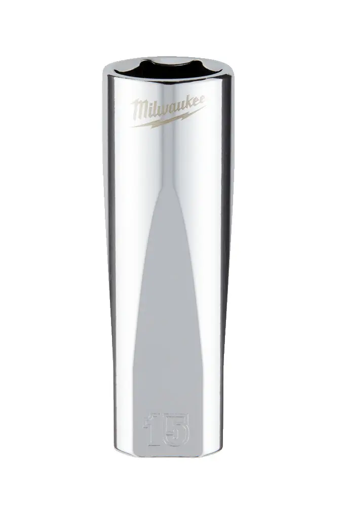 Hlavice FOUR FLAT™ 3/8" 15 mm Milwaukee 4932478359, prodloužená (MI4932478359)