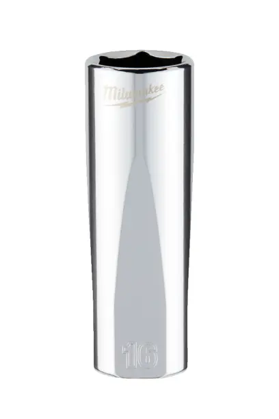 Hlavice FOUR FLAT™ 3/8" 16 mm Milwaukee 4932478360, prodloužená (MI4932478360)