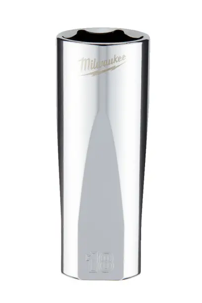 Hlavice FOUR FLAT™ 3/8" 18 mm Milwaukee 4932478362, prodloužená (MI4932478362)