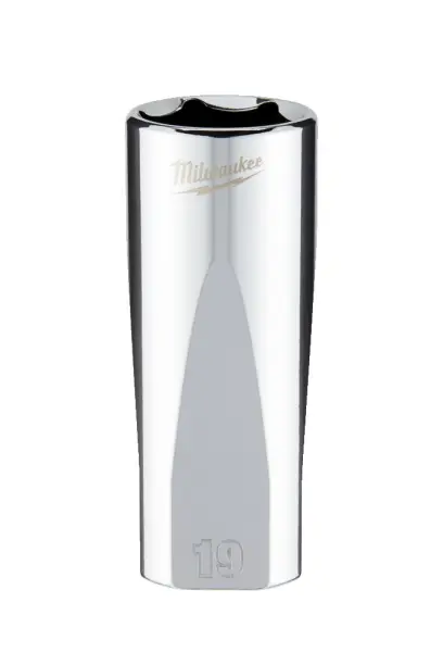 Hlavice FOUR FLAT™ 3/8" 19 mm Milwaukee 4932478363, prodloužená (MI4932478363)