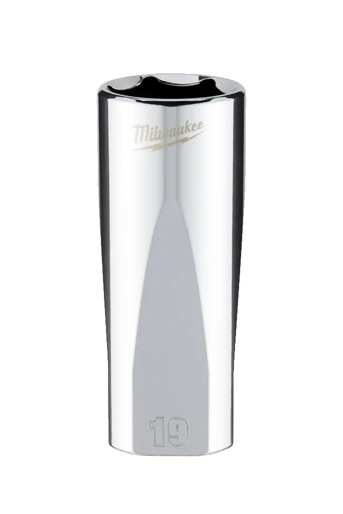 Hlavice FOUR FLAT™ 3/8" 19 mm Milwaukee 4932478363, prodloužená (MI4932478363)