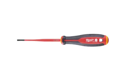 Elektrikářský šroubovák PL 0.6 x 3.5 x 100 Milwaukee VDE slim Tri-Lobe pro práce pod napětím 1000 V (MI4932478714)