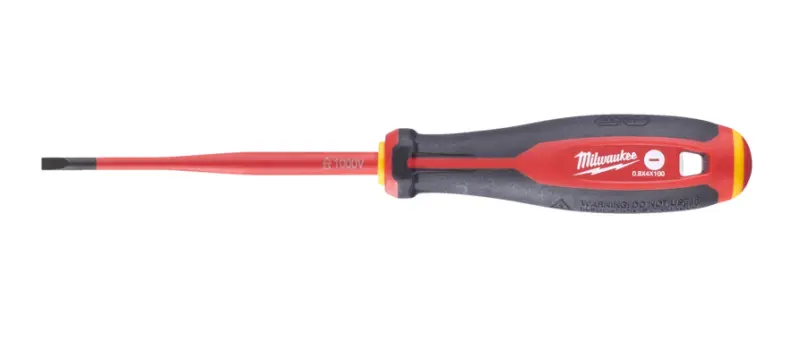 Plochý VDE šroubovák Milwaukee VDE Tri-Lobe SL 1,0x5,5x128 mm (MI4932478715)