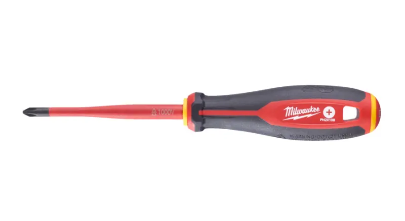 Křížový VDE šroubovák Milwaukee VDE Tri-Lobe PH 2x100 mm (MI4932478722)