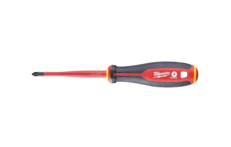 Křížový VDE šroubovák Milwaukee VDE Tri-Lobe PH 2x100 mm (MI4932478722)