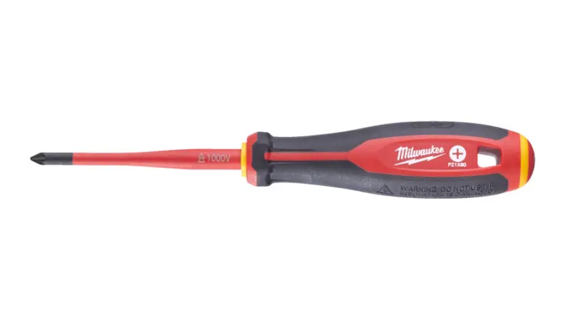 Křížový VDE šroubovák Milwaukee VDE Tri-Lobe PZ 1x80 mm (MI4932478725)