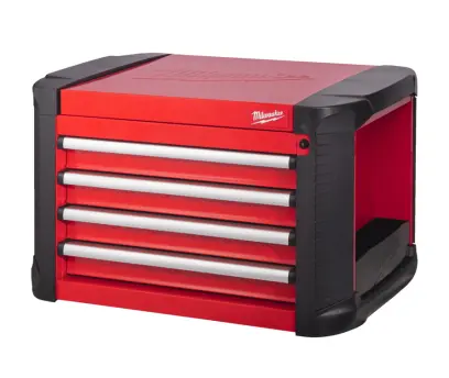 Velkokapacitní dílenská skříň Milwaukee STC30-1 se 4 zásuvkami a horní nástavbou. Ocelová (780 mm) (MI4932478850)