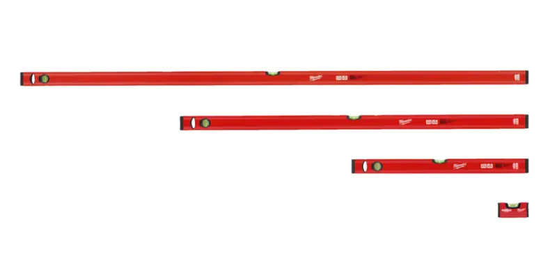 Vodováhy Milwaukee tenké PROMO SET 10, 60, 120, 180 cm 4932478898 (MI4932478898)