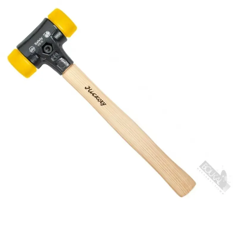 Palička Safety 325 mm Wiha typ 832-55, hickory rukojeť (hlava - žlutá/žlutá: středně tvrdá/středně tvrdá) (WIHA26641)