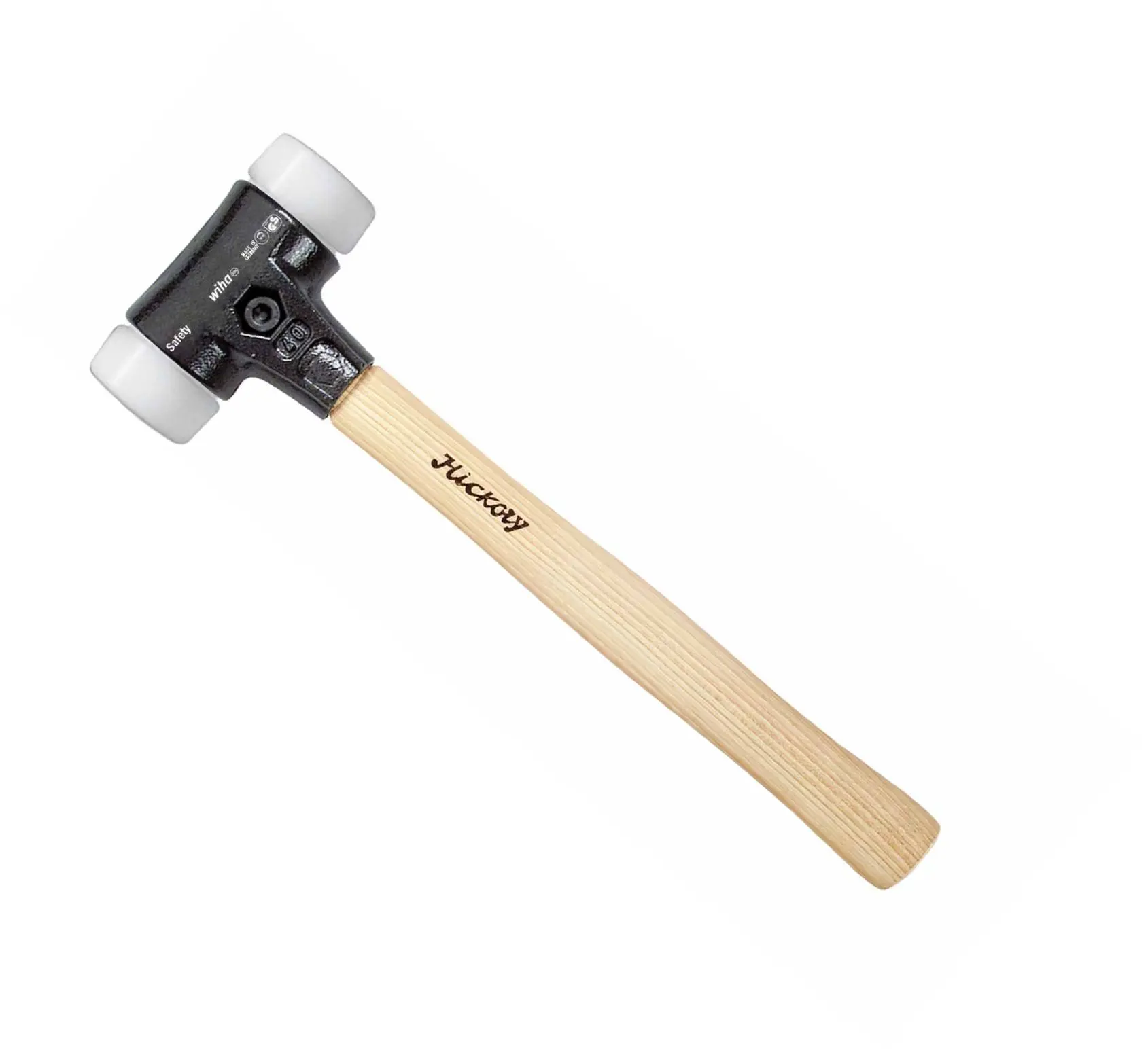 Palička Safety 290 mm Wiha typ 832-99, hickory rukojeť (hlava - bílá/bílá: velmi tvrdá/velmi tvrdá) (WIHA26644)