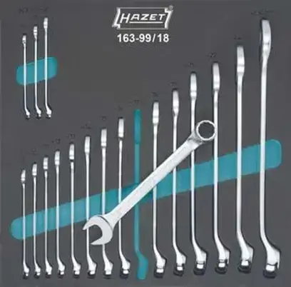 Modul pro nástroje 163-99/18 Očkový vidlicový klíč HAZET