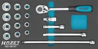 Modul pro nástroje 163-181/17 Nástrčný klíč 3/8" HAZET