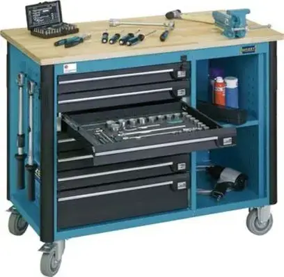 Pojizdny pracovni stul 179W-7 970x1150x600mmHAZET