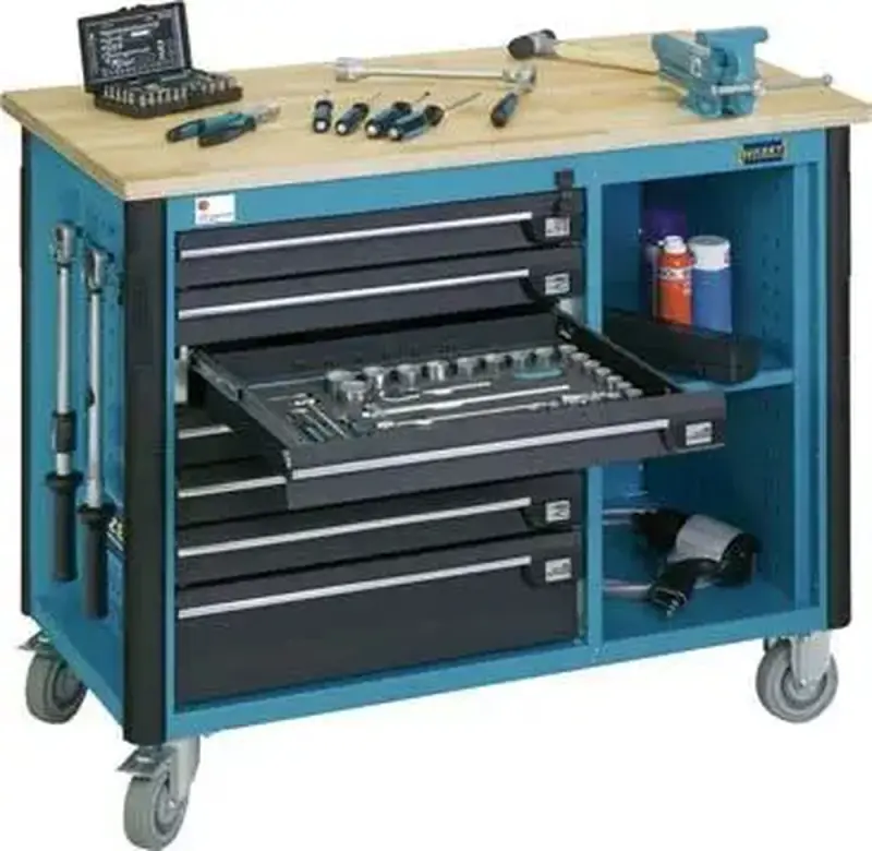 Pojizdny pracovni stul 179W-7 970x1150x600mmHAZET