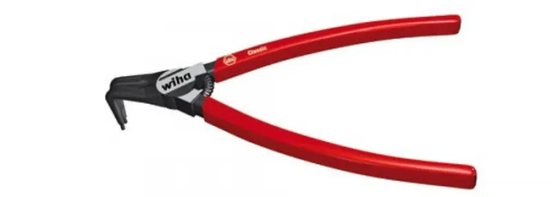 Kleště na pojistné kroužky A31, vnější - zahnuté pro kroužky 40-100 mm (WIHA26797)