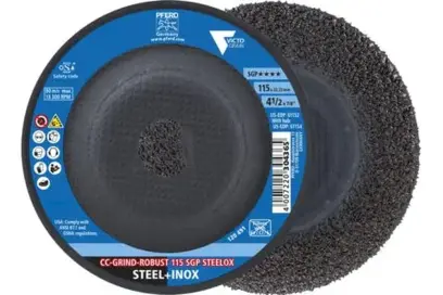 Brusný kotouč 115 mm Pferd CC-GRIND-ROBUST 115 SGP STEELOX na ocel/nerez (PF4007220304372)