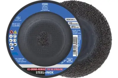Brusný kotouč 115 mm Pferd CC-GRIND-ROBUST 115 SG STEELOX na ocel/nerez (PF4007220304419)