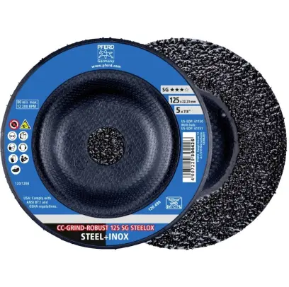 Brusný kotouč 125 mm Pferd CC-GRIND-ROBUST 125 SG STEELOX na ocel/nerez (PF4007220304433)