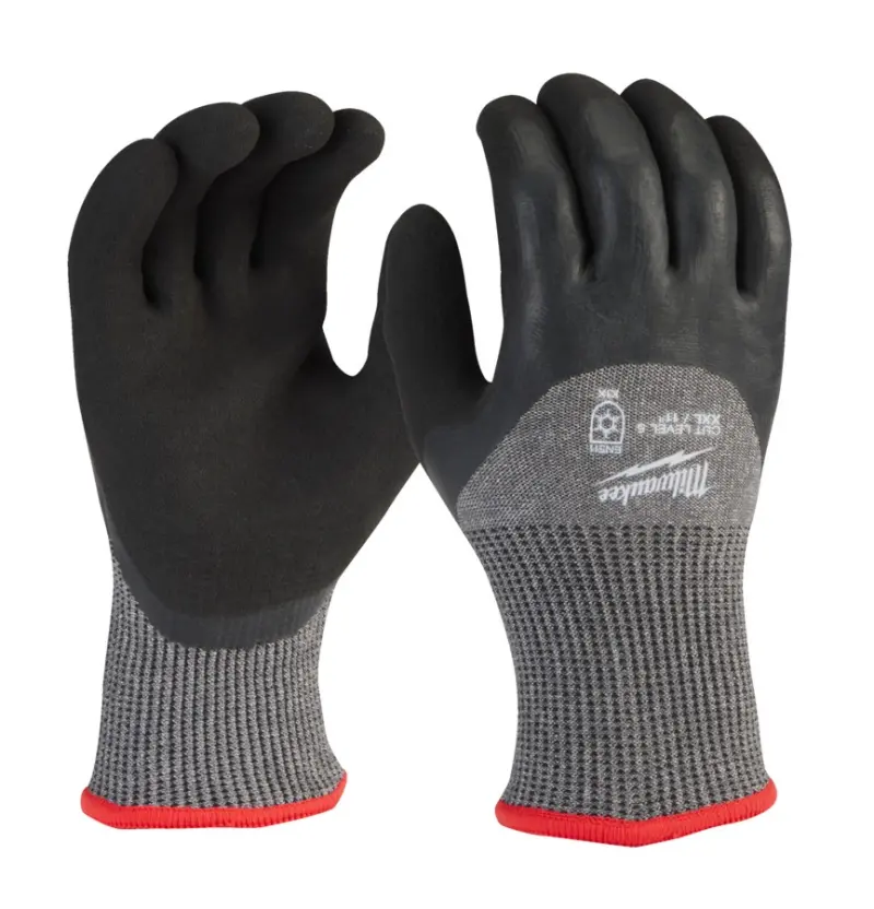 Pracovní rukavice Milwaukee WINTER, ochrana proti proříznutí E, velikost 7 (S), 1 pár, 4932479710