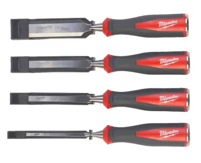 Plochá dláta 6 ÷ 25 mm Milwaukee 4932479897, dvousložková rukojeť (Sada 4 díly) (MI4932479897)