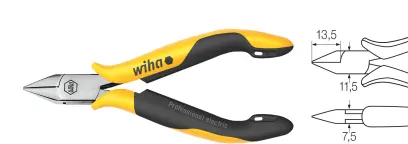 WIHA Z 41 1 115 04SB-Elek.-Seitenschn.,Form1 115mm (WIHA27444)