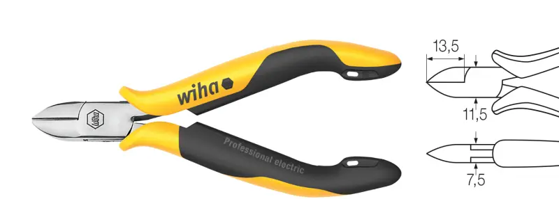 WIHA Z 44 1 115 04SB-Elek.-Seitenschn.,F1,m.W., 11 (WIHA27448)