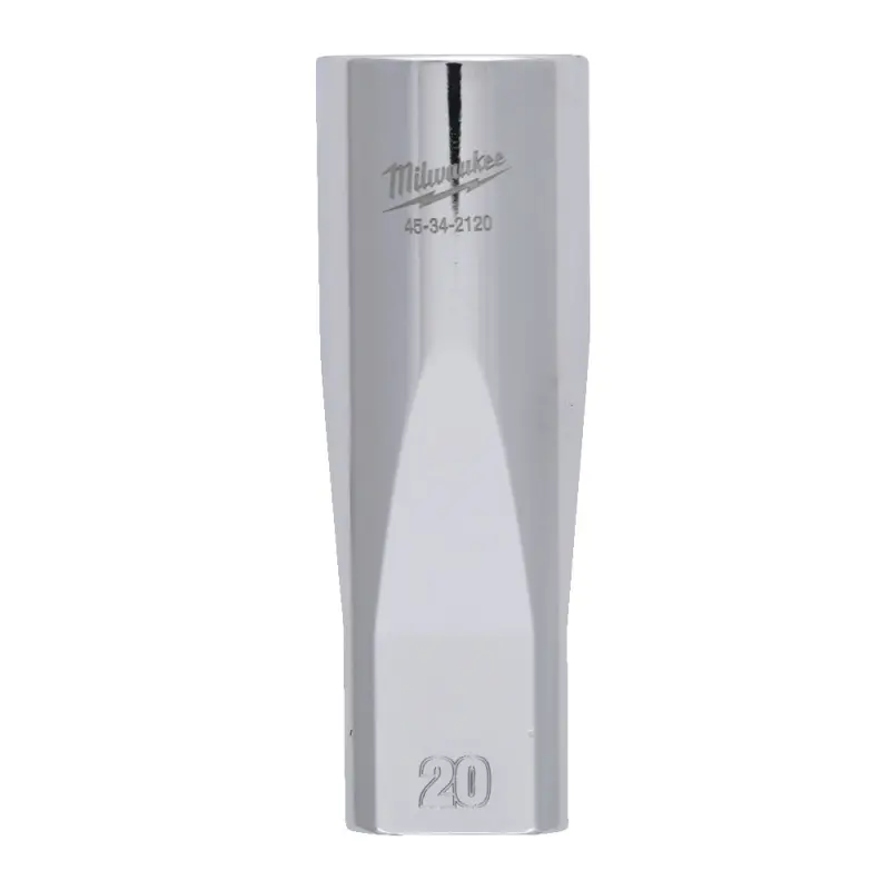 Nástrčná hlavice FOUR FLAT™ 1/2" 20 mm Milwaukee 4932480040, prodloužená (MI4932480040)