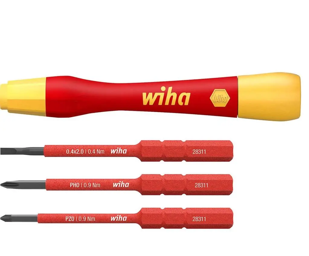 Přesné šroubováky Wiha PicoFinish® slimVario® electric 2831 VDE (Sada 4 dílů) (WIHA43167)
