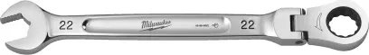Ráčnový očkoplochý klíč Milwaukee MAX BITE s kloubem 22 mm, 4932480195 (MI4932480195)