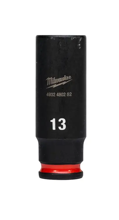 Průmyslová hlavice Shockwave 1/4" 13 mm Milwaukee 4932480262, dlouhá (MI4932480262)