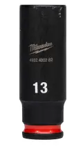 Průmyslová hlavice Shockwave 1/4" 13 mm Milwaukee 4932480262, dlouhá (MI4932480262)