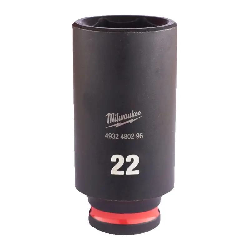 Průmyslová hlavice Shockwave Impact Duty 3/8" 22 mm Milwaukee 4932480296, prodloužená (MI4932480296)