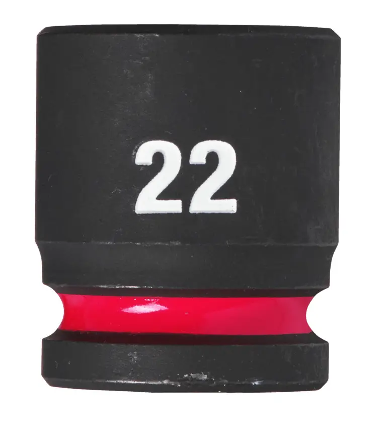 Nástrčná hlavice 1/2" Milwaukee Shockwave™ Impact Duty 22 mm, rázová, krátká (MI4932480316)
