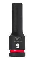 Nástrčná hlavice 1/2" Milwaukee Shockwave™ Impact Duty 9 mm, rázová, prodloužená (MI4932480327)