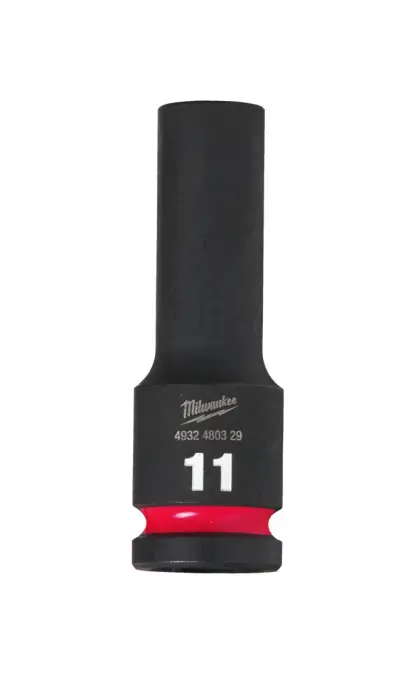 Nástrčná hlavice 1/2" Milwaukee Shockwave™ Impact Duty 11 mm, rázová, prodloužená (MI4932480329)