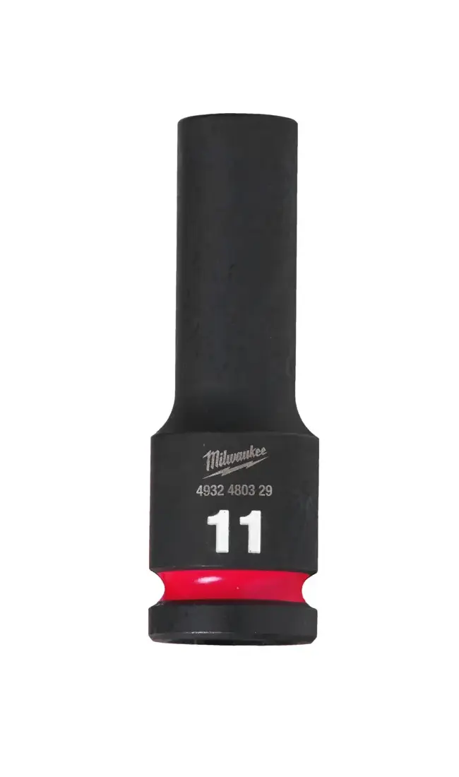Nástrčná hlavice 1/2" Milwaukee Shockwave™ Impact Duty 11 mm, rázová, prodloužená (MI4932480329)