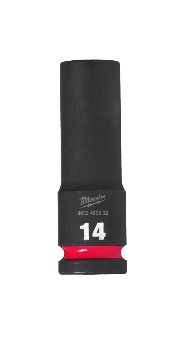 Nástrčná hlavice 1/2" Milwaukee Shockwave™ Impact Duty 14 mm, rázová, prodloužená (MI4932480332)