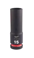 Nástrčná hlavice 1/2" Milwaukee Shockwave™ Impact Duty 15 mm, rázová, prodloužená (MI4932480333)