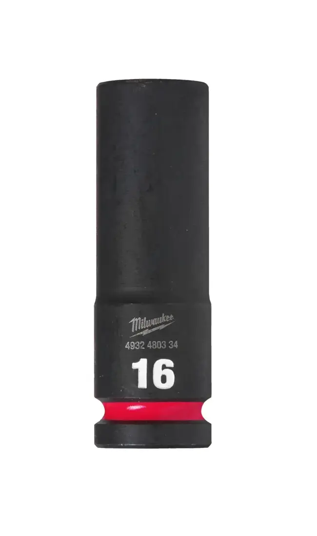 Nástrčná hlavice 1/2" Milwaukee Shockwave™ Impact Duty 16 mm, rázová, prodloužená (MI4932480334)