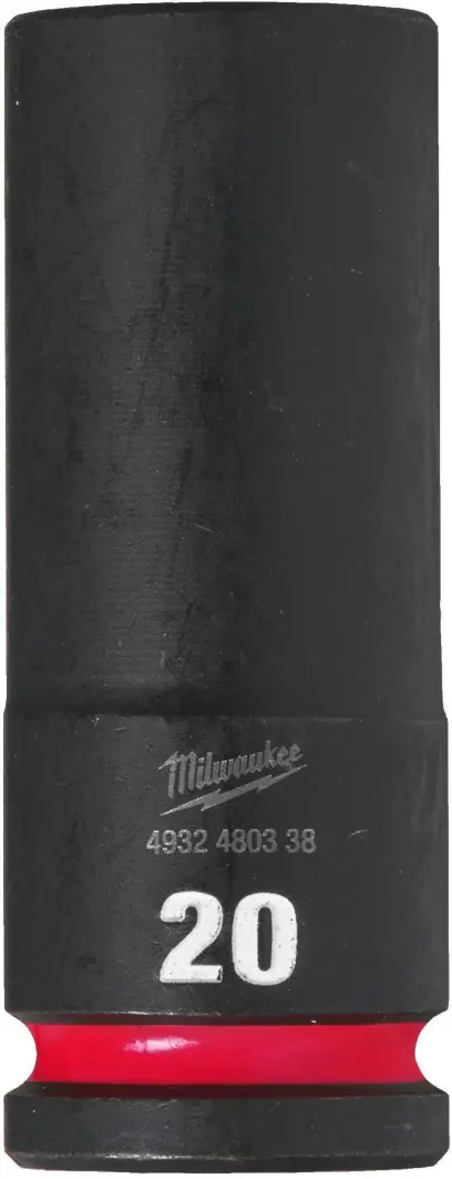 Nástrčná hlavice 1/2" Milwaukee Shockwave™ Impact Duty 20 mm, rázová, prodloužená (MI4932480338)