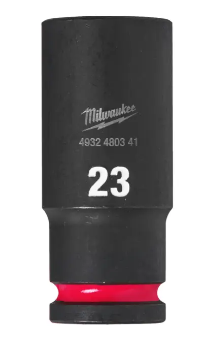 Nástrčná hlavice 1/2" Milwaukee Shockwave™ Impact Duty 23 mm, rázová, prodloužená (MI4932480341)