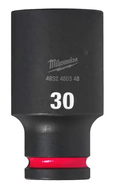 Nástrčná hlavice 1/2" Milwaukee Shockwave™ Impact Duty 30 mm, rázová, prodloužená (MI4932480348)
