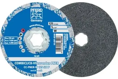 Rounový kotouč pr. 125 mm COMBICLICK® Pferd CC-PNER W 125 SIC F (jemný, měkký) (PF4007220416624)