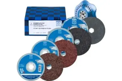 Brusné kotouče COMBICLICK® Pferd CC-SET 125 FINISH und POLISH (Sada 5 dílů) (PF4007220416945)