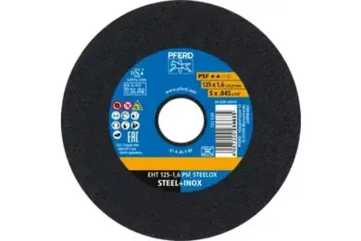 Řezací kotouč EHT 126x1,6x22,23 mm rovný univerzální PSF STEEL na ocel (10) (PF4007220417911)