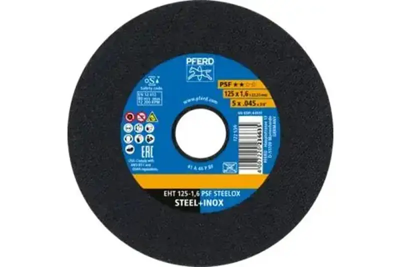 Řezací kotouč EHT 126x1,6x22,23 mm rovný univerzální PSF STEEL na ocel (10) (PF4007220417911)